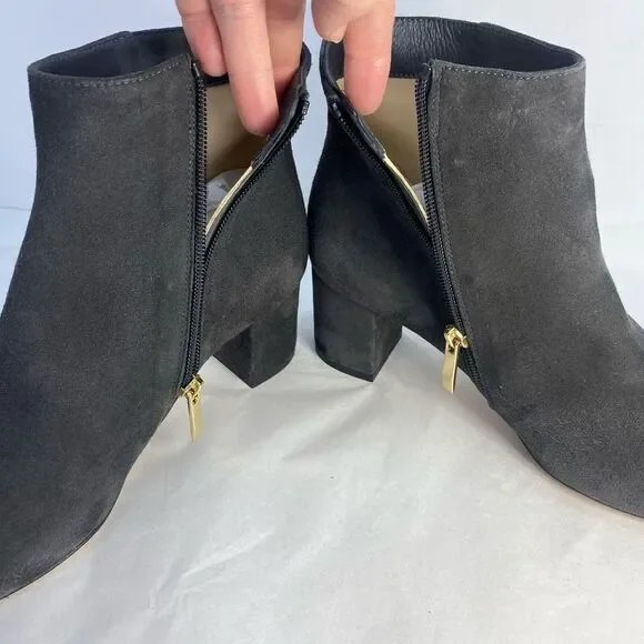 New L’AGENCE Women Jeanne Pointed Toe
Graphite Gray Brown Suede Bootie - Picture 4 of 11